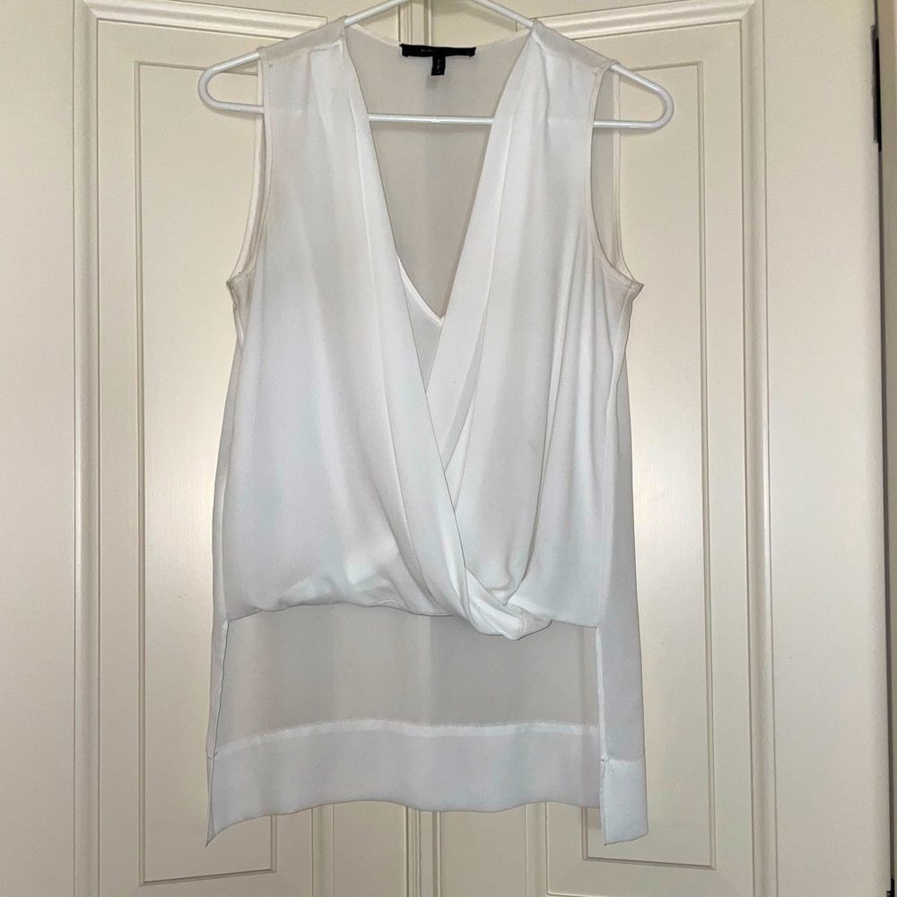 BCBGMaxazria White Tank